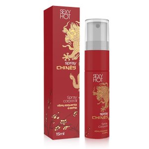 Spray Chinês - Gel Excitante 3 em 1- Vibra, Esquenta e Esfria