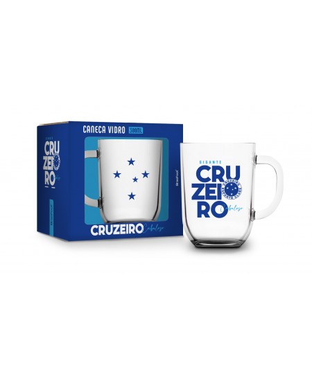 caneca vidro toronto times - cruzeiro