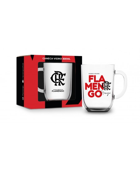 caneca vidro toronto times - flamengo