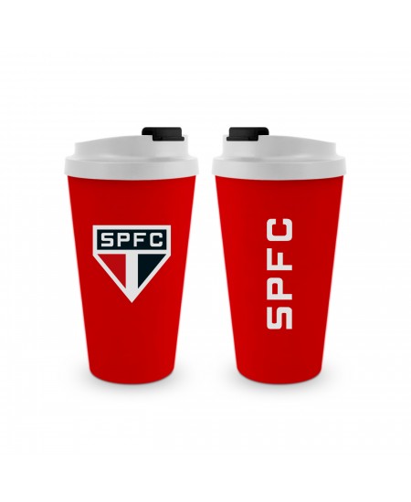 copo plást. click c/ tampa 500ml times - são paulo