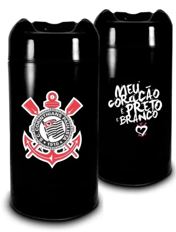porta garrafa 1 litro times - corinthians