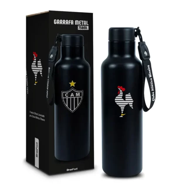 garrafa metal steam times 750ml - atlético