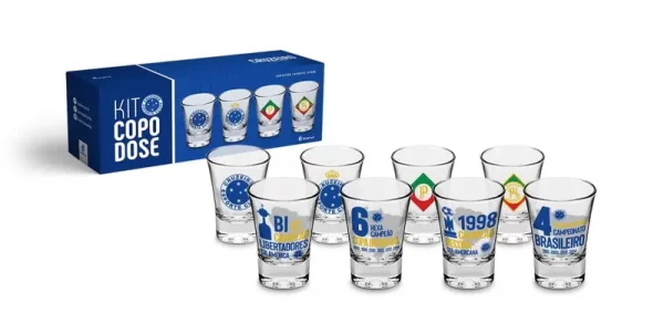 copo dose c/4un Cruzeiro