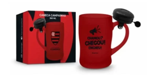 caneca chopp campainha – flamengo