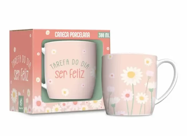caneca porcelana urban 300ml - tarefa do dia