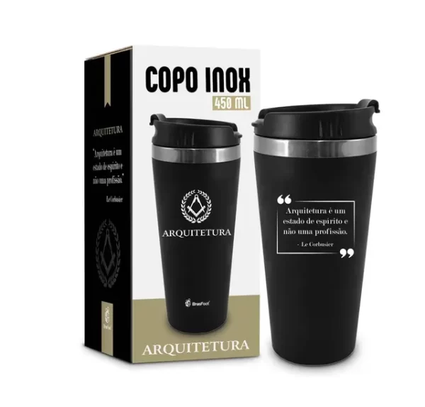 copo denver emborrachado cursos 450ml - arquitetura