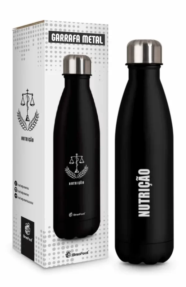 garrafa térmica metal neo curso 500ml - nutrição