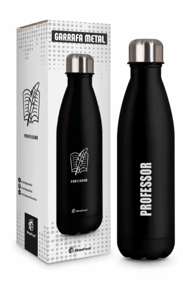 garrafa térmica metal neo curso 500ml - professor